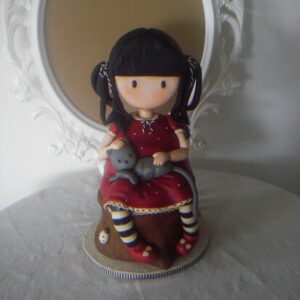 muñeca gorjuss fondant