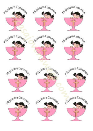 Papel de azucar - Comunión - Gallegas