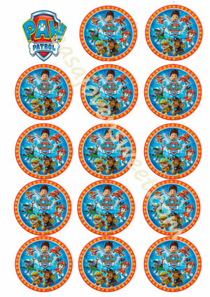 Papel de azucar - Patrulla Canina