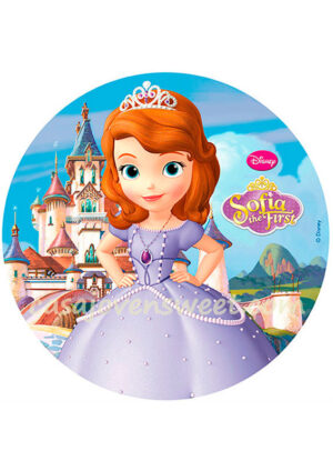 Papel de azucar - Disney - Princesa Sofía