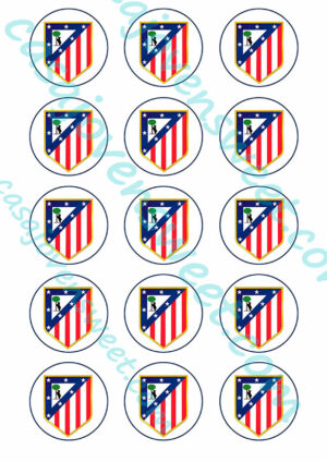 Papel de azucar - Atlético de Madrid Círculos