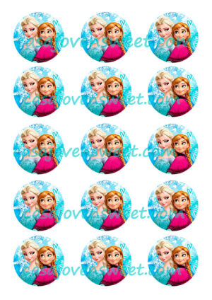 Papel de azucar - Elsa y Ana