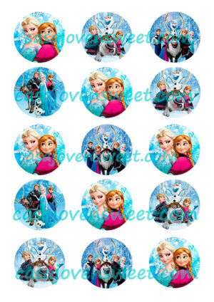 Papel de azucar - Frozen 7