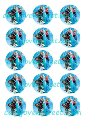 Papel de azucar - Frozen 5