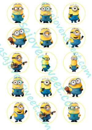 Papel de azucar - Minions