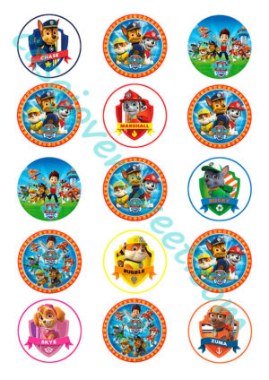 Papel de azucar - Patrulla Canina 2