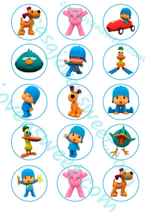 Papel de azucar - Pocoyo - Galletas