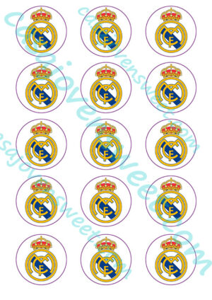 Papel de azucar - Real Madrid