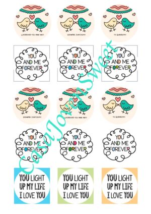 Papel de azucar - Amor - Varios