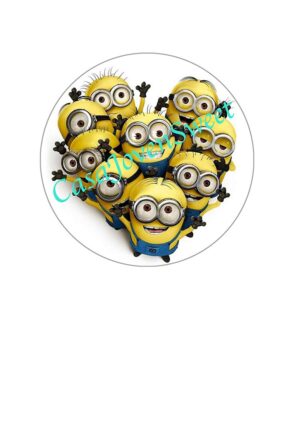 Papel de azucar - Minions - Tarta 15cm
