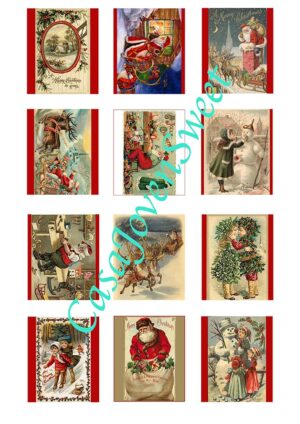 Papel de azucar - Navidad - Clasico 1