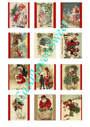 Papel de azucar - Navidad - Clasico 2