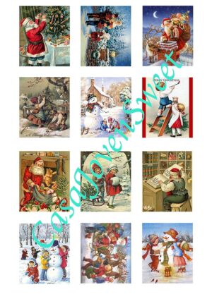 Papel de azucar - Navidad - Clasico