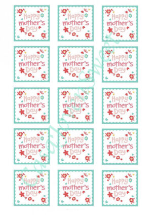 Papel de azucar - Día de la madre 2