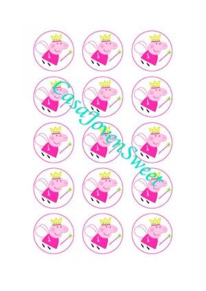 Papel de azucar - Peppa Pig princesa