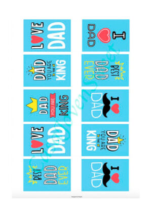 Papel de azucar - Dia del padre 1