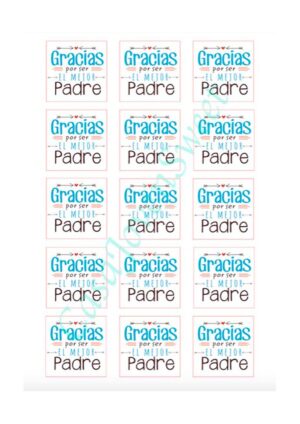 Papel de azucar - Dia del padre 2