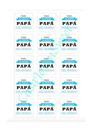 Papel de azucar - Dia del padre 7