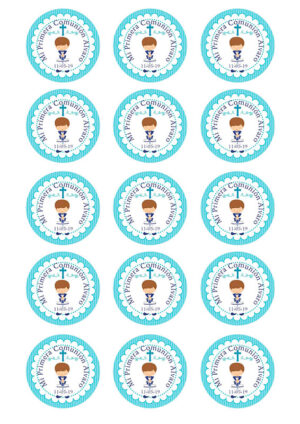 Papel de azucar - Comunión 12