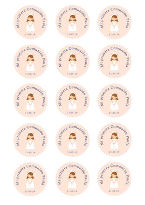 Papel de azucar - Comunión 7