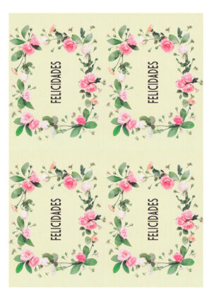 304101.-9 Papel de azúcar Estampado