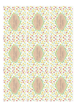 304106 Papel de azúcar Estampado