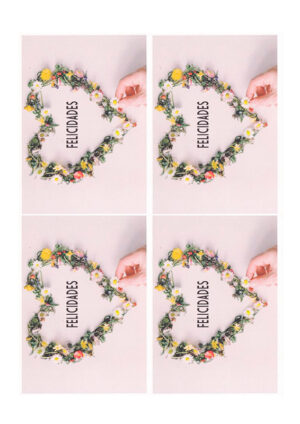 304107.-4-9x12 Papel de azúcar Estampado