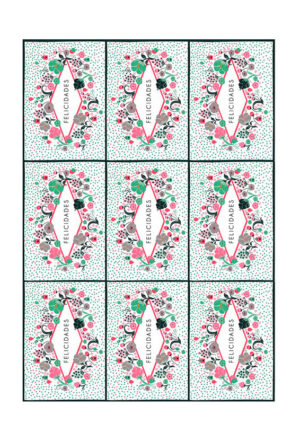 304112.9-6x8 Papel de azúcar Estampado