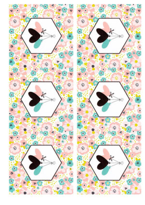 304117.-6-9x8 Papel de azúcar Estampado