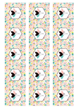 304118.-15-5.3x5 Papel de azúcar Estampado