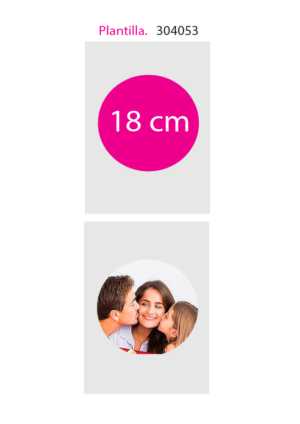 mi diseno circulo 18cm