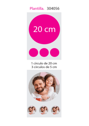 mi diseno circulo 20cm x 3 5cm