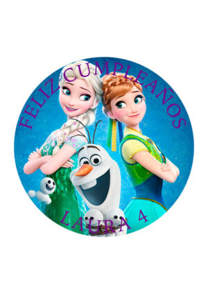 Papel comestible Diseños Mixtos Frozen
