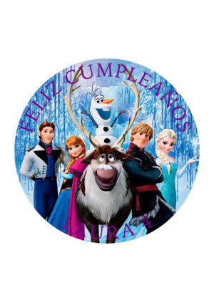 Papel comestible Diseños Mixtos Frozen 9
