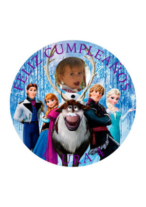 Papel comestible Diseños Mixtos Frozen 9 b