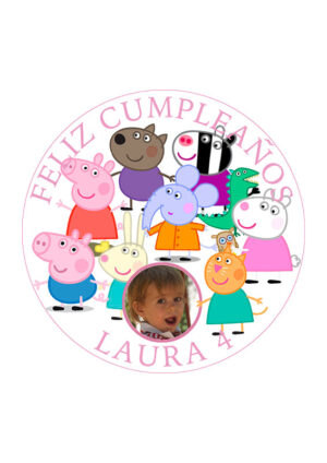 Papel comestible Diseños Mixtos Pepa pig2 b