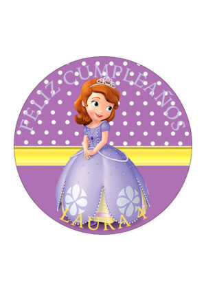 Papel comestible Diseños Mixtos Princesa sofia