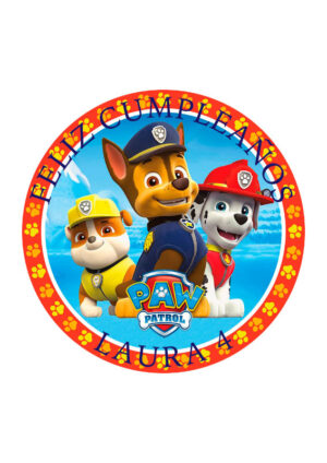 Papel comestible Diseños Mixtos patrulla canina 3