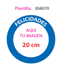 Papel de Azucar Plantilla 304070