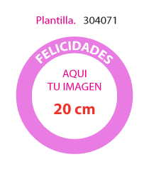 Papel de Azucar Plantilla 304071