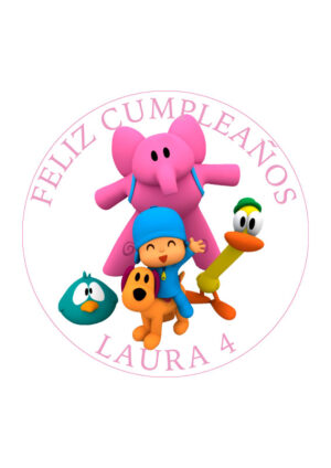 Papel comestible Diseños Mixtos pocoyo