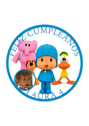 Papel comestible Diseños Mixtos pocoyo 2 b