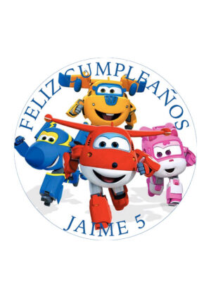 Papel comestible Diseños Mixtos superwings 4