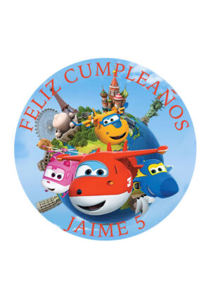 Papel comestible Diseños Mixtos superwings 6
