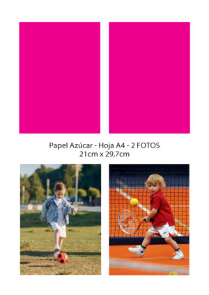 Tu propia imagen en Papel de Azúcar – Tu imagen x2 con borde