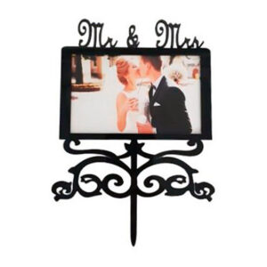 TOPPER TARTA MR/MRS FOTO