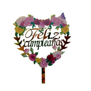 TOPPER ROSAS CORAZON