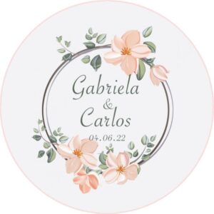 Chapa personalizada - Boda Imán 41