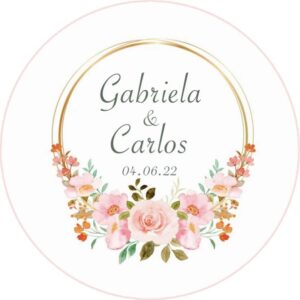 Chapa personalizada - Boda Imán 32