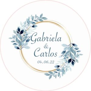 Chapa personalizada - Boda imán 33